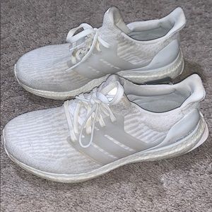 White ultra boosts